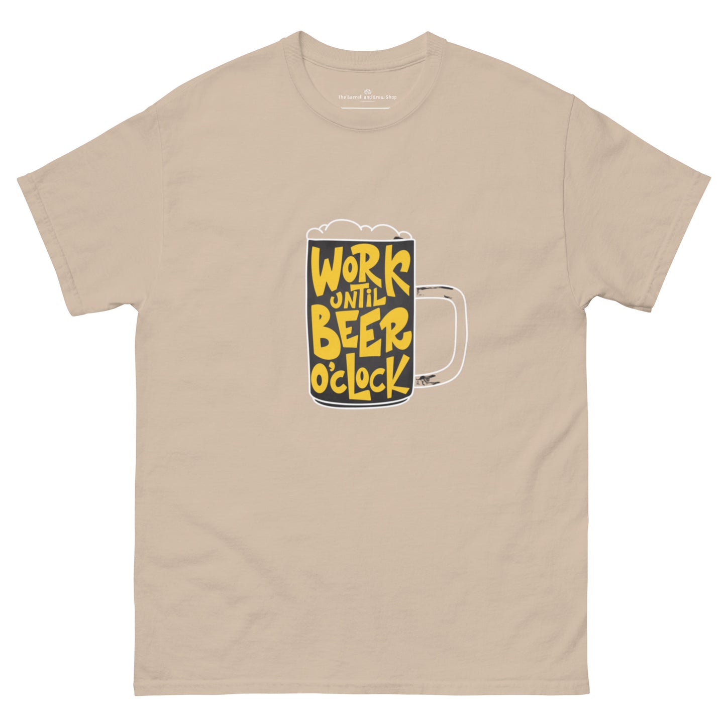 Work 'til beer o' clock