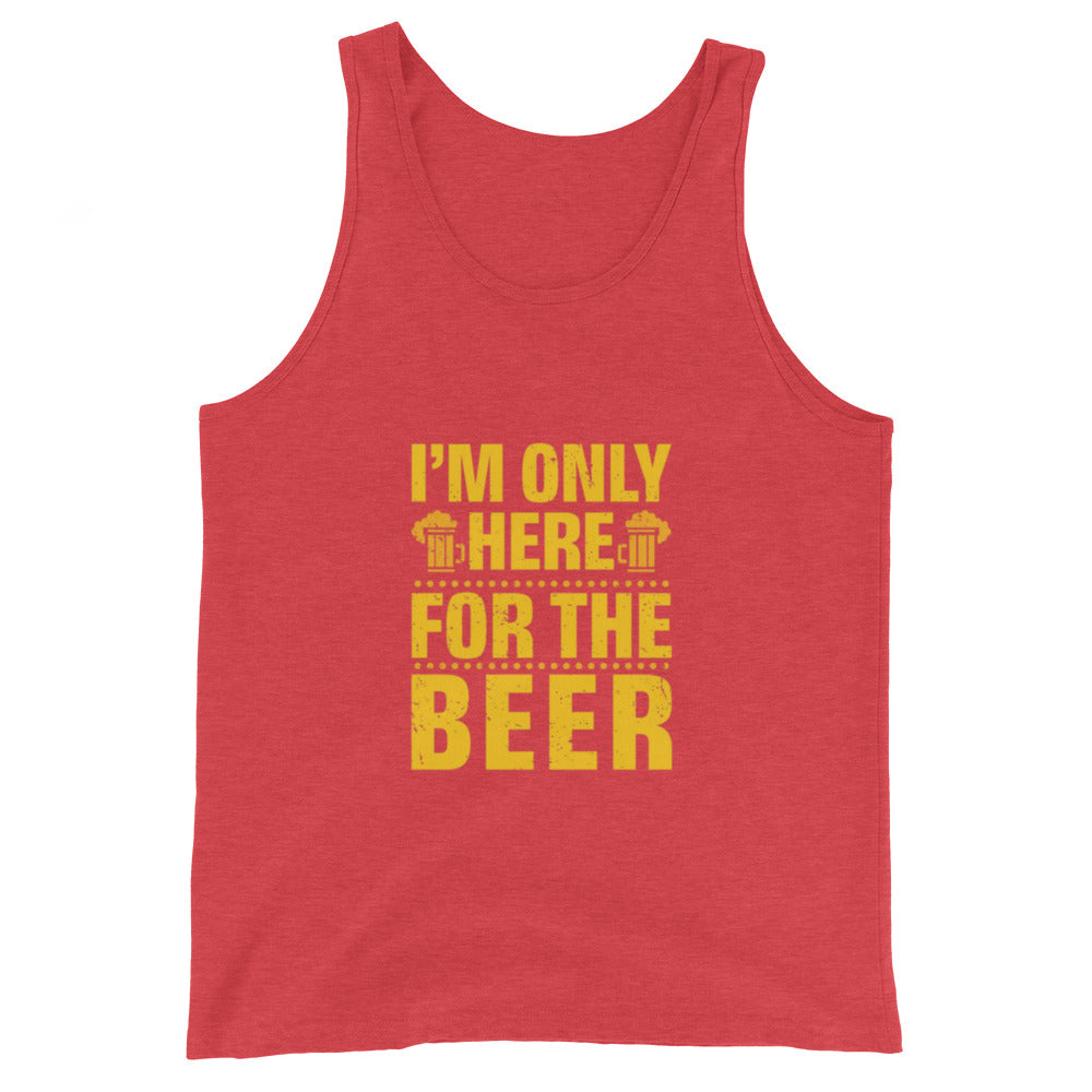 Here for the Beer - Tank Top (Unisex)