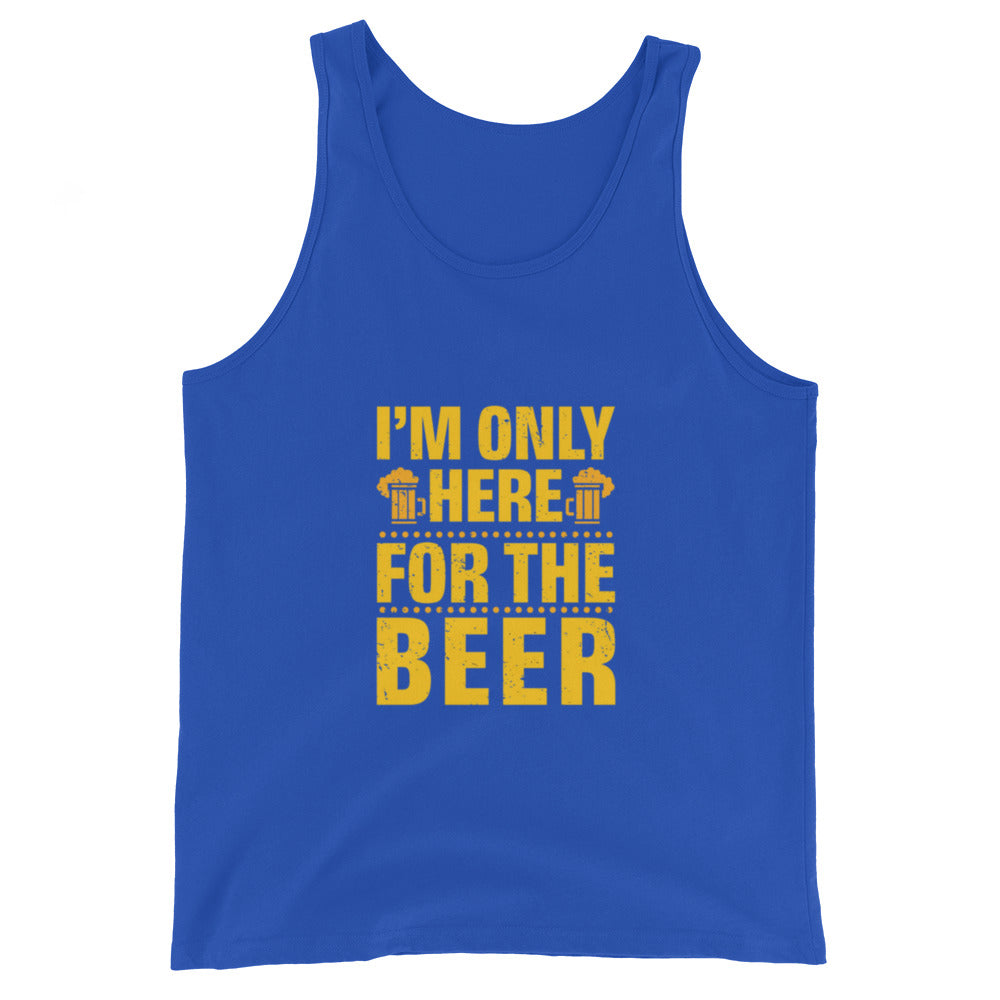 Here for the Beer - Tank Top (Unisex)