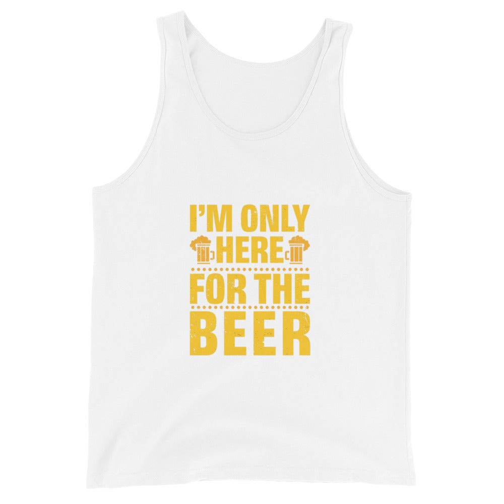 Here for the Beer - Tank Top (Unisex)